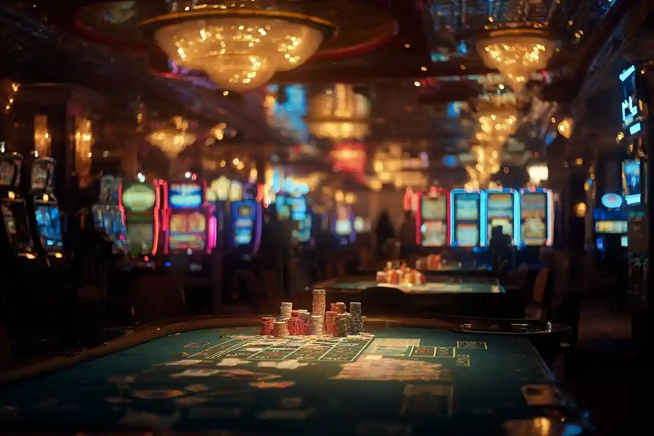 slot machine flower arrangement